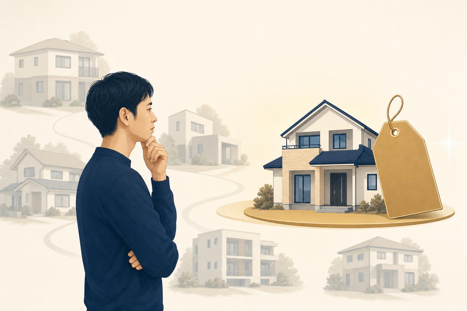 不動産売却でよくある失敗と防ぎ方を示すイラスト