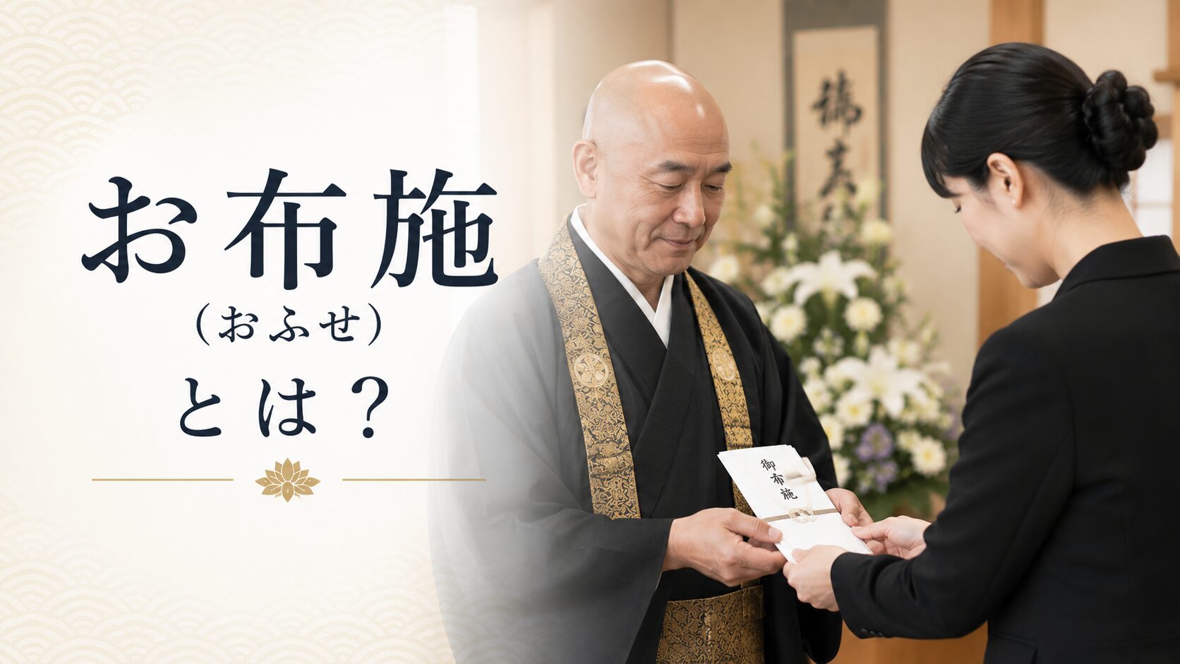 お布施(おふせ)とは?