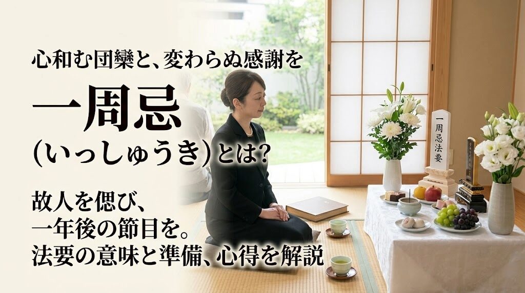 一周忌（いっしゅうき）とは？