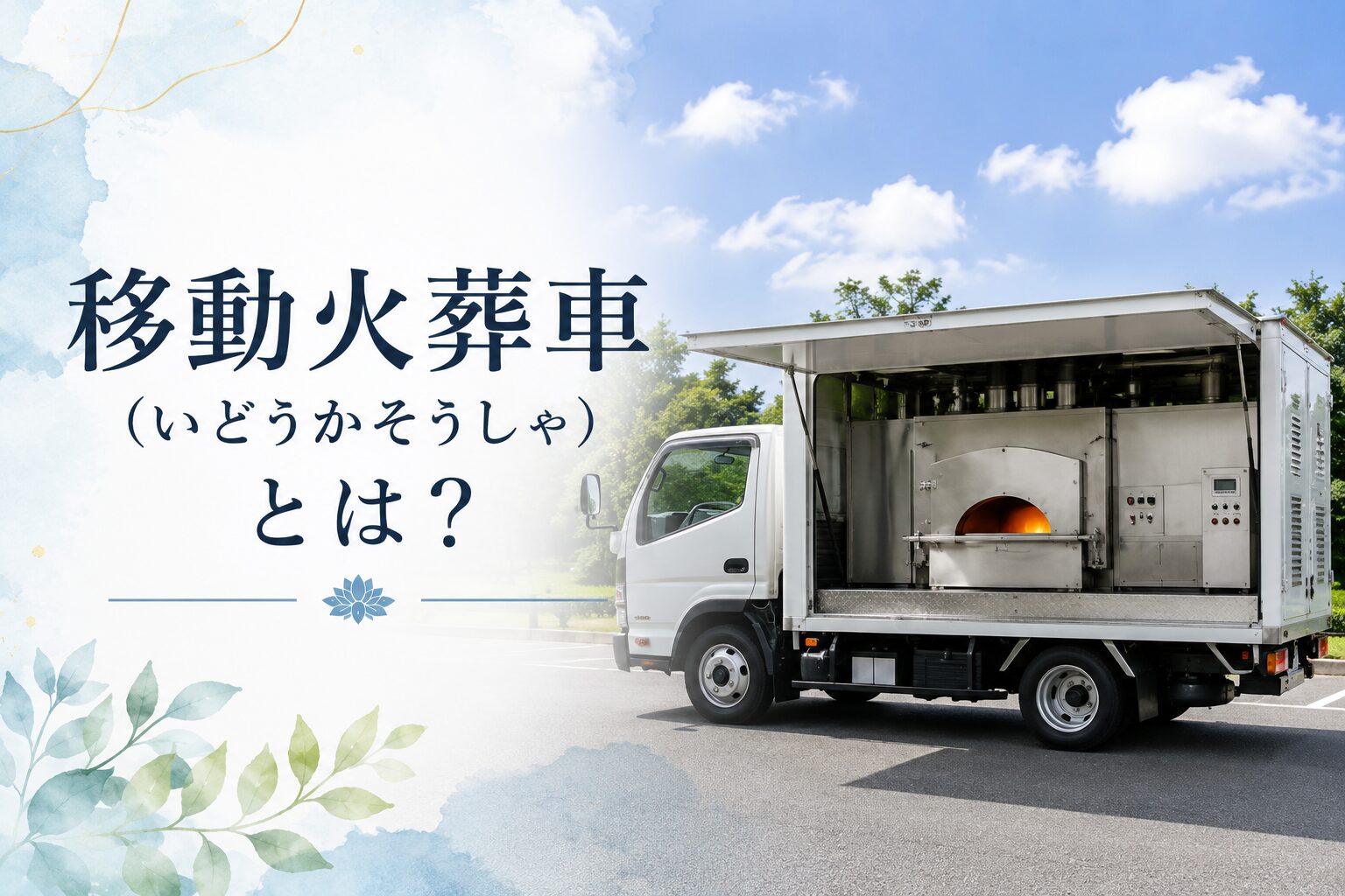 移動火葬車(いどうかそうしゃ)とは?