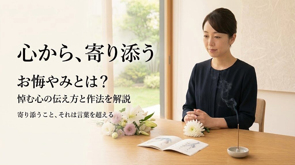 お悔やみ(おくやみ)とは?