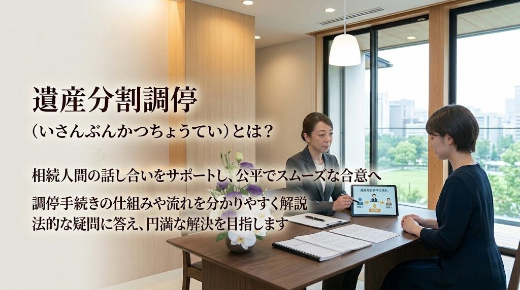 遺産分割調停（いさんぶんかつちょうてい）とは？