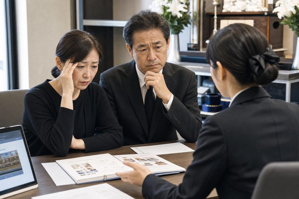 葬儀特有の3つの不利な条件