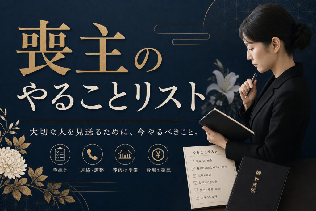 喪主のやることリスト