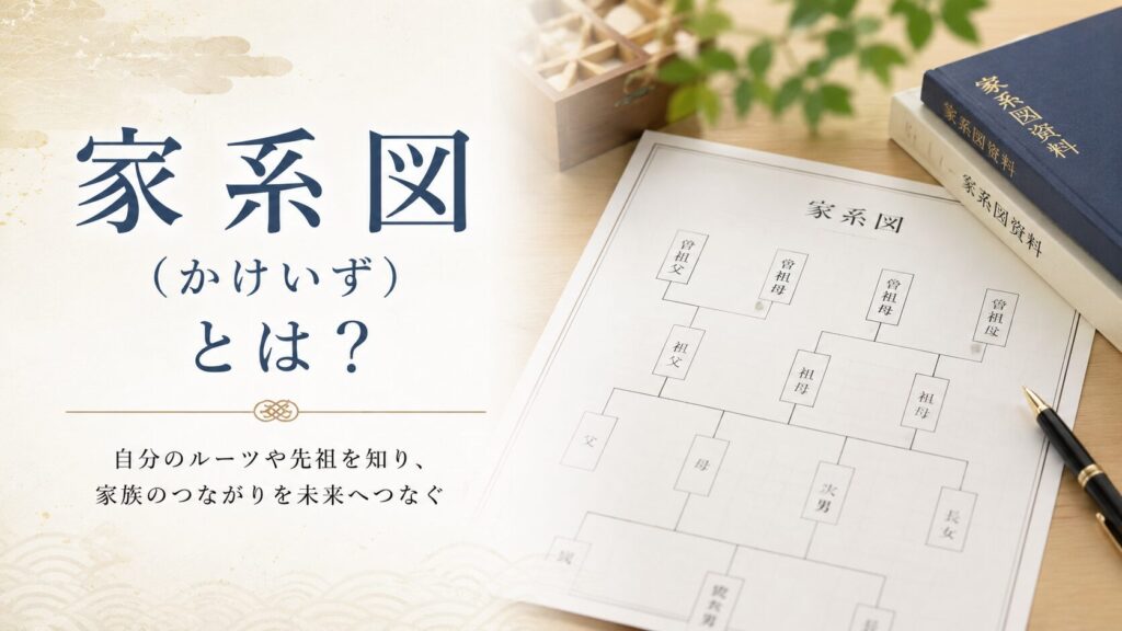 家系図(かけいず)