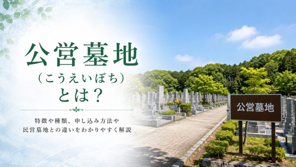 公営墓地(こうえいぼち)