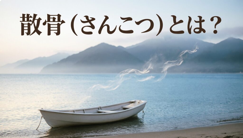 散骨(さんこつ)
