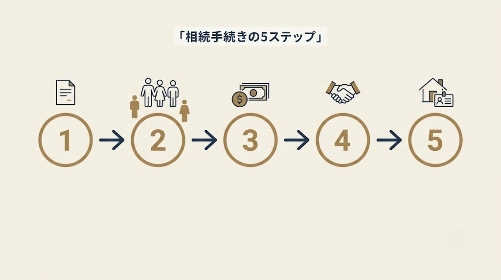 相続手続きの全体の流れ