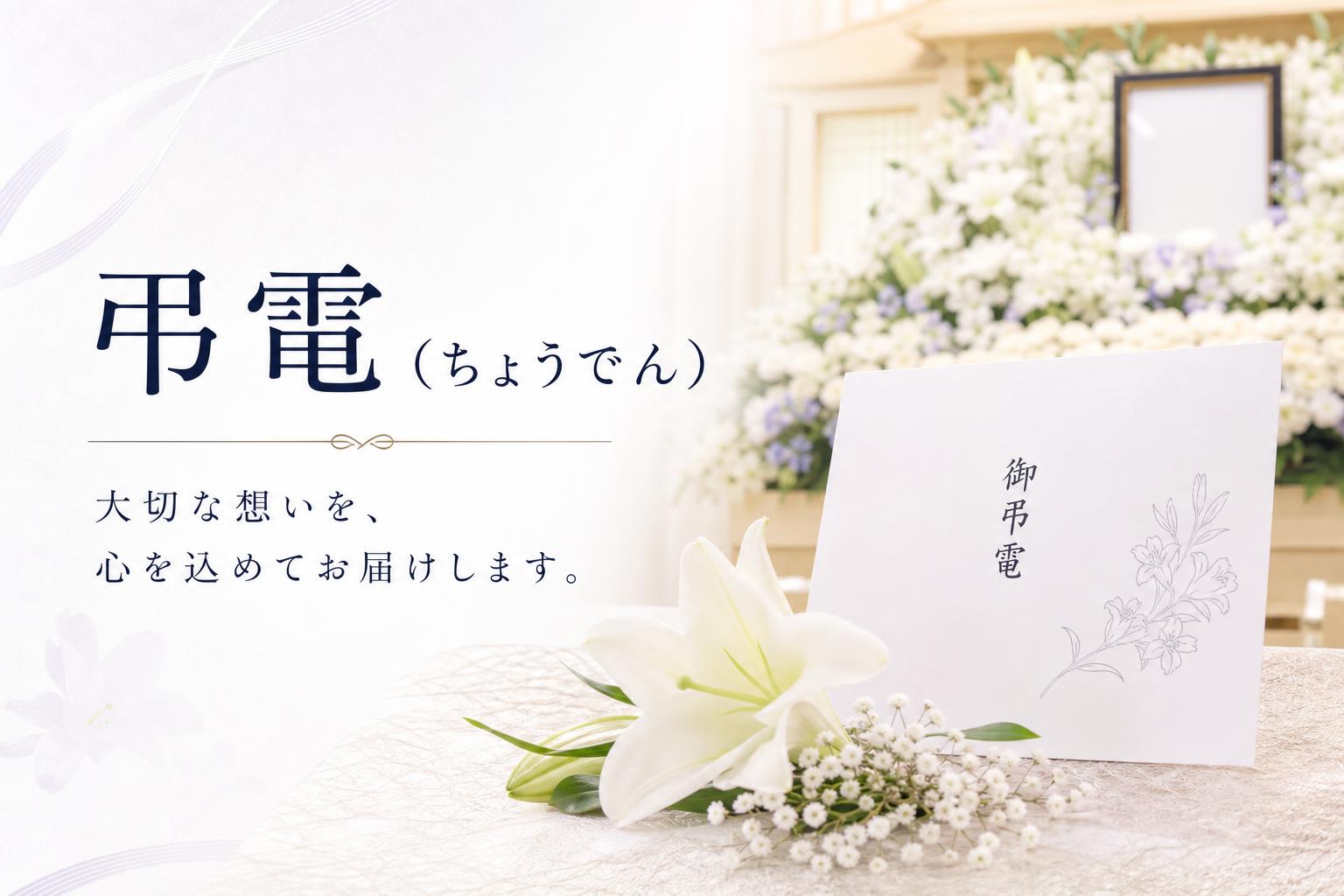 弔電(ちょうでん)