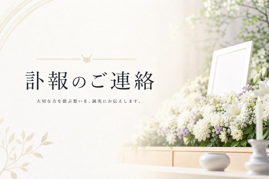 訃報(ふほう)
