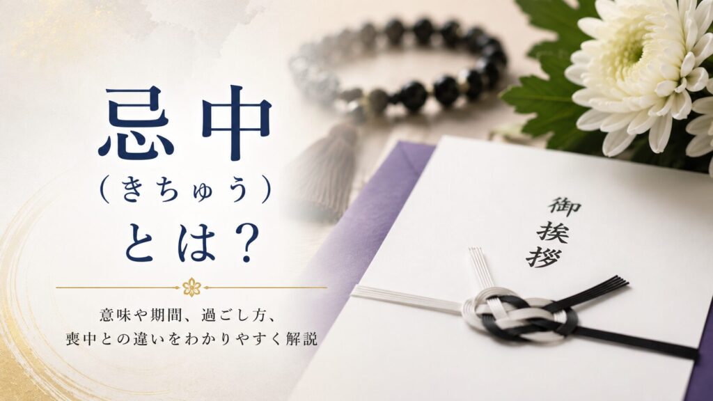 忌中(きちゅう)