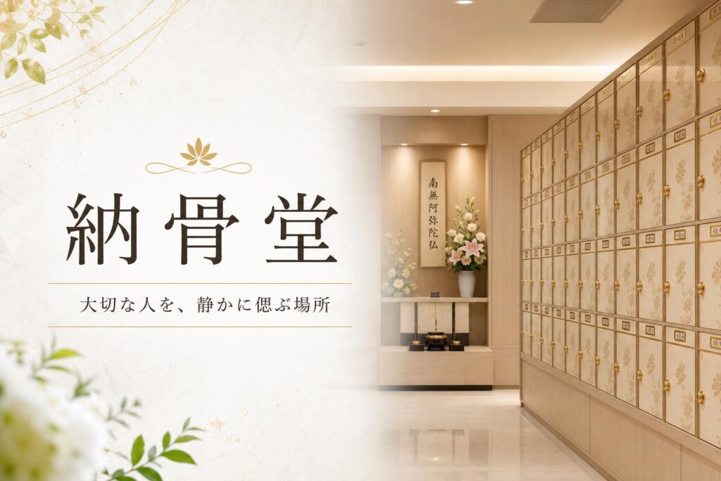 納骨堂(のうこつどう)