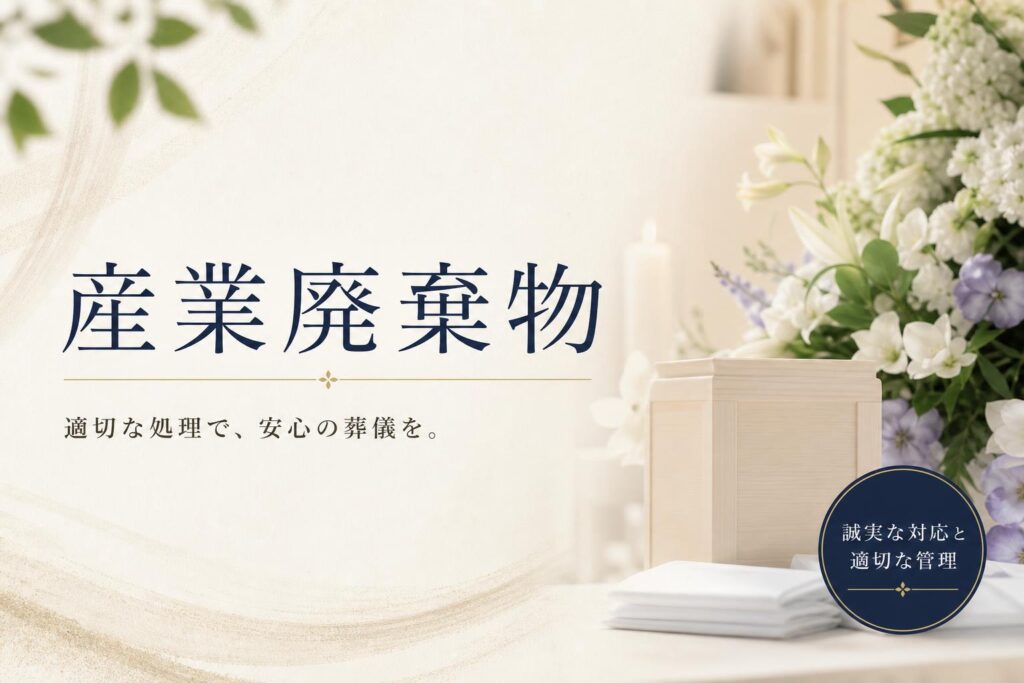 産業廃棄物(さんぎょうはいきぶつ)