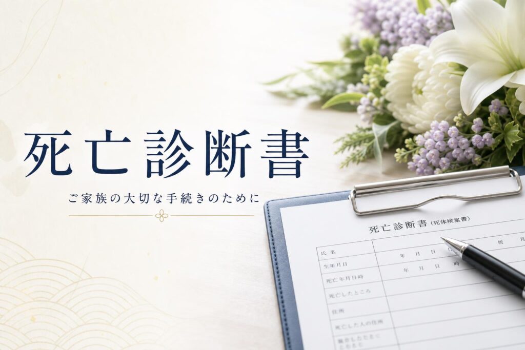 死亡診断書(しぼうしんだんしょ)