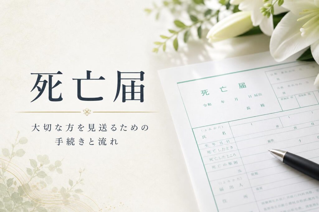 死亡届(しぼうとどけ)