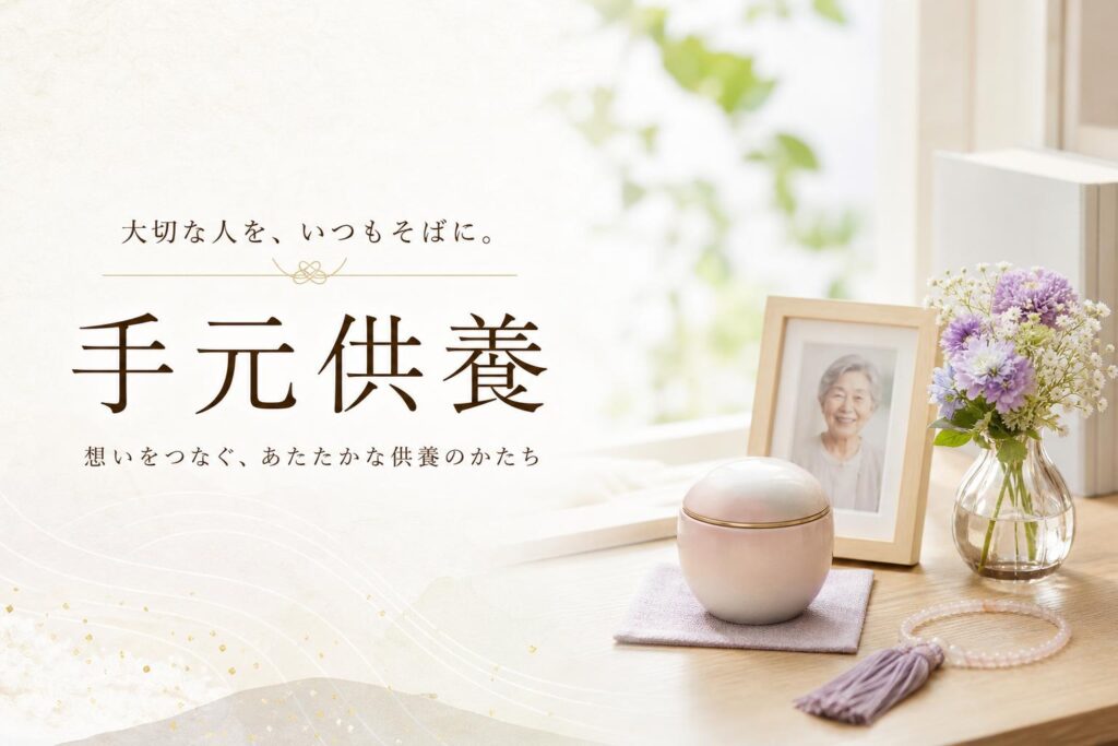 手元供養(てもとくよう)
