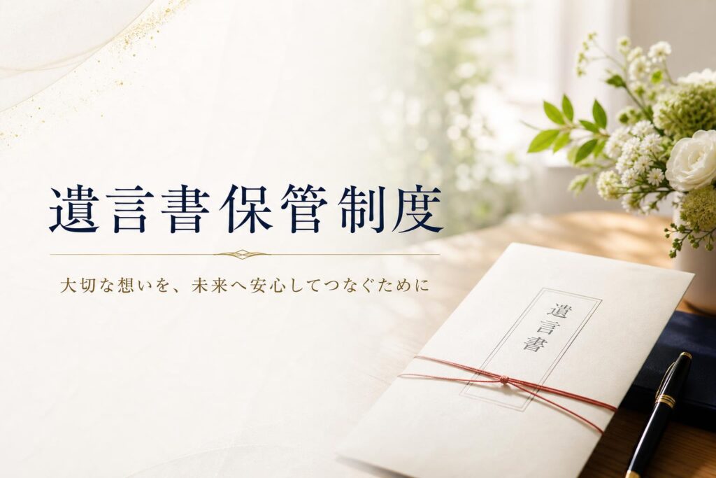 遺言書保管制度(ゆいごんしょほかんせいど)