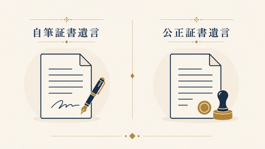 自筆証書・公正証書