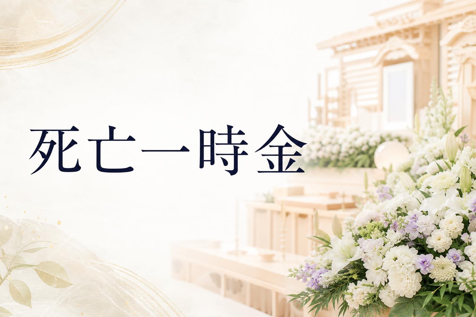 死亡一時金(しぼういちじきん)