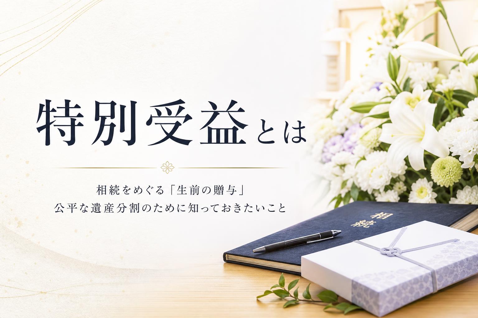 特別受益(とくべつじゅえき)